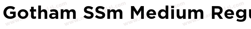 Gotham SSm Medium Regular字体转换